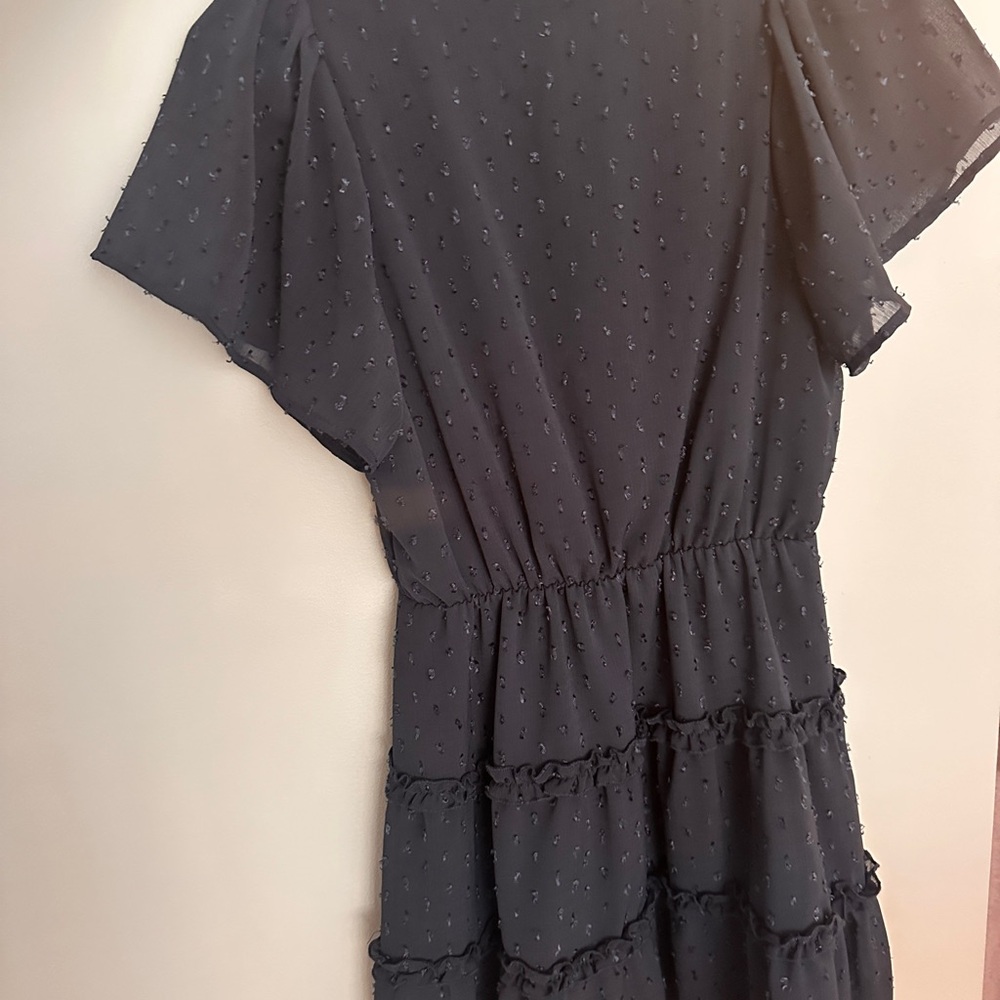 Altar'd State Navy Ruffle Mini Dress - Picture 2 of 4